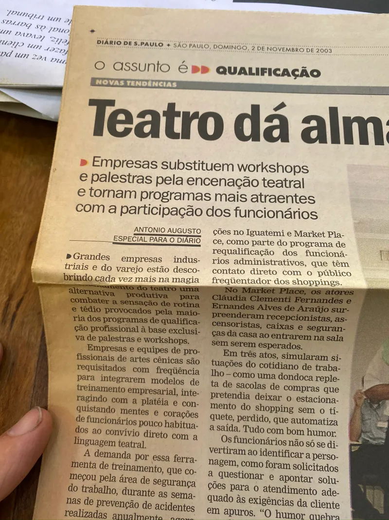 Diário de S.Paulo, 2 de novembro de 2003