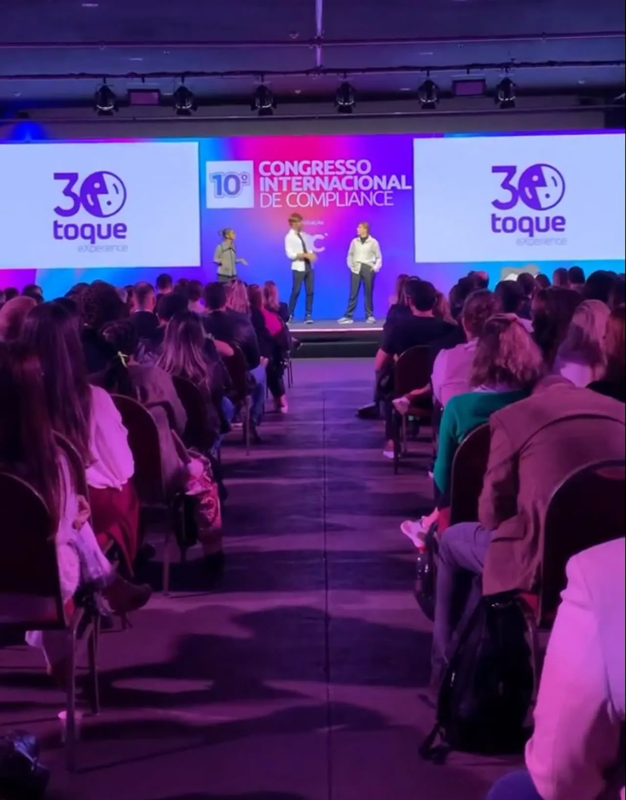 Apresentação da Toque eXperience no 10º Congresso Internacional de Compliance em 2023